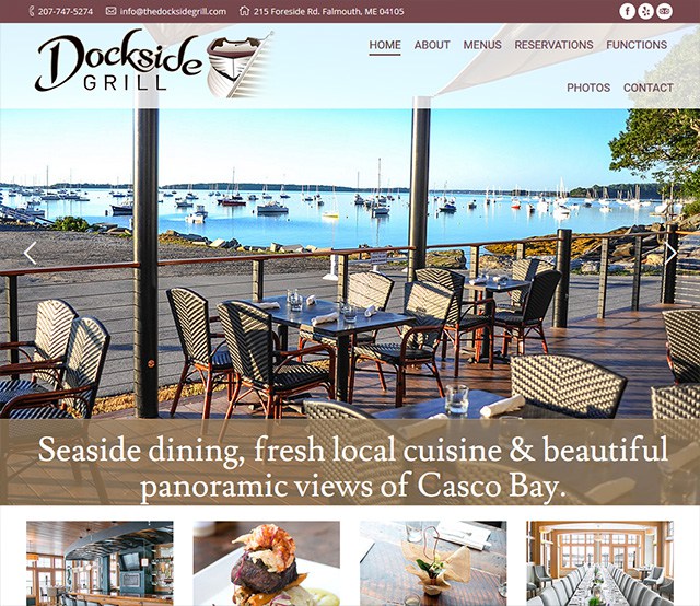 Dockside Grill Website Design